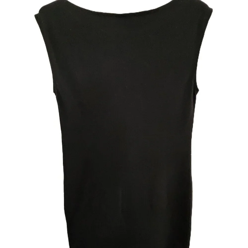 RESORT READY EXPRESS BLACK  and SILVER SLEEVELESS MINI DRESS SIZE XS - Picture 3 of 9
